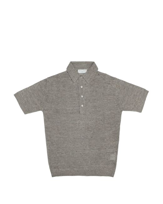 FILIPPO DE LAURENTIIS Gray Polo Shirt for men