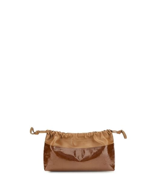 Pierre Hardy Brown Twin Clutch Shoulder Bags