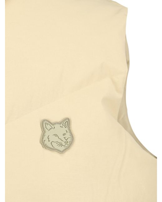 Maison Kitsuné Natural Logo Padded Vest for men