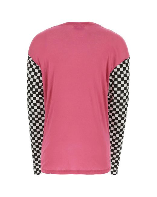 ERL Pink Fuchsia Cotton T-Shirt for men