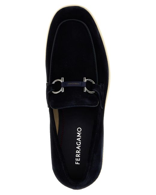 Ferragamo Black 'Cosimo' Loafers for men