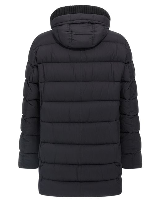 Herno Blue Il Parka Puffer Jackets for men
