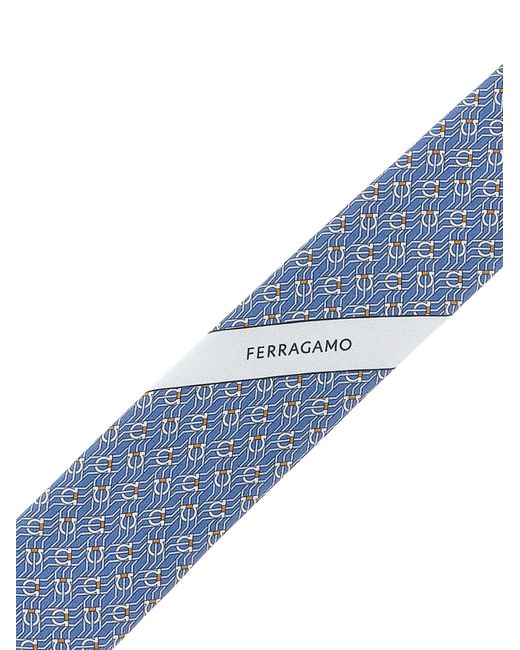 Ferragamo Blue Tetris Ties, Papillon for men