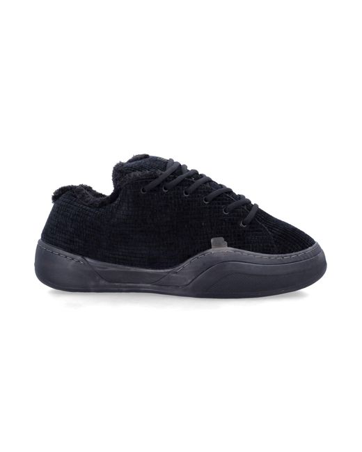 ERL Blue Vamp Velvet Sneakers for men
