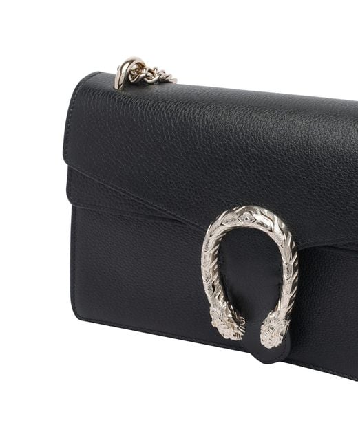 Gucci Black Medium Dionysus Shoulder Bag