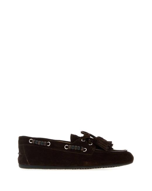 Miu Miu Black Moccasters