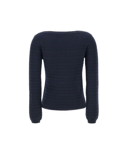 Woolrich Blue Pure Cotton Cotton Sweater