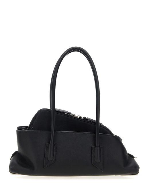 The Attico Black 'La Passeggiata Small' Shoulder Bag