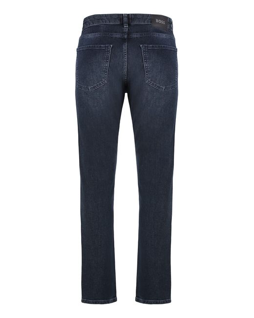 Boss Blue 5-Pocket Slim Fit Jeans for men