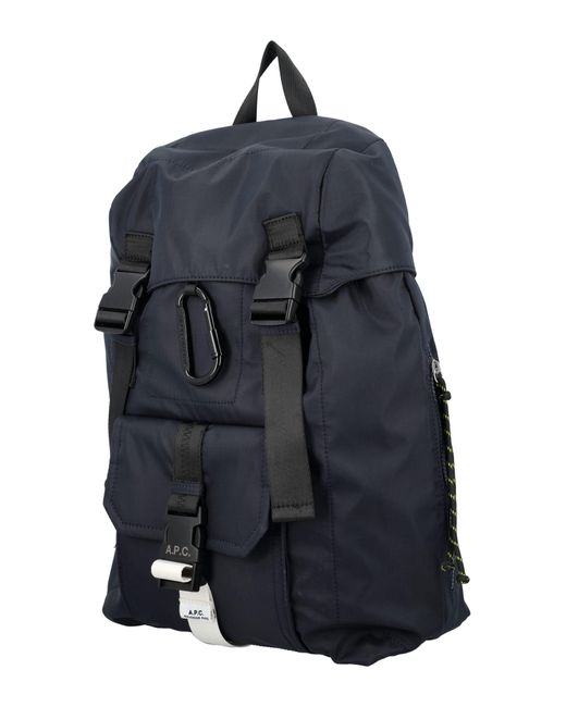 A.P.C. Blue Treck Backpack for men