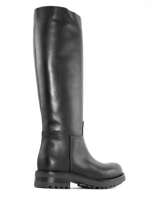 Julie Dee Black Leather Boot