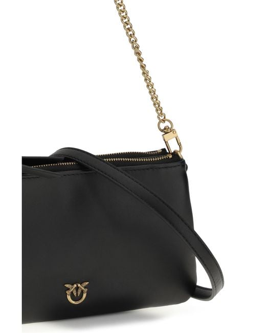 Pinko White Mini Double Shoulder Bag