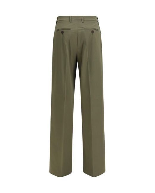 True Royal Green Niki Pants Cotton; Elastane