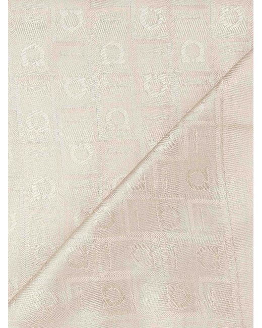 Ferragamo Natural Scarfs Silk
