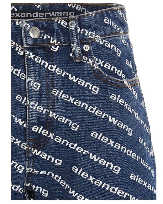 Alexander Wang Blue Cotton Shorts