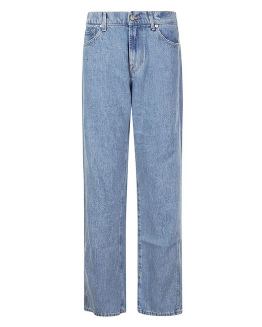 7 For All Mankind Blue Tess Trouser Valentine