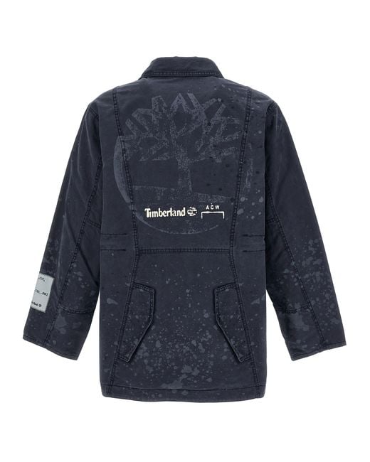 A_COLD_WALL* Blue Future73 Oversized Cotton Jacket for men