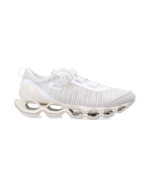 Mizuno White Wave Prophecy Strap Sneakers Upper