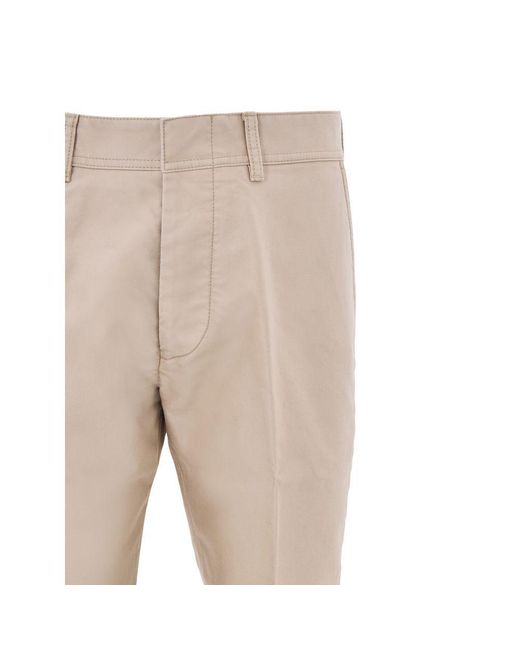 Tom Ford Natural Beige Cotton Chino Pants for men