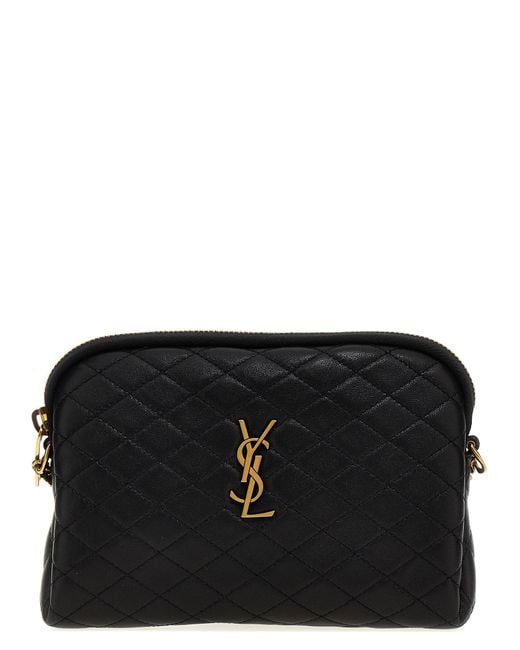 Saint Laurent Black 'Gaby' Crossbody Bag