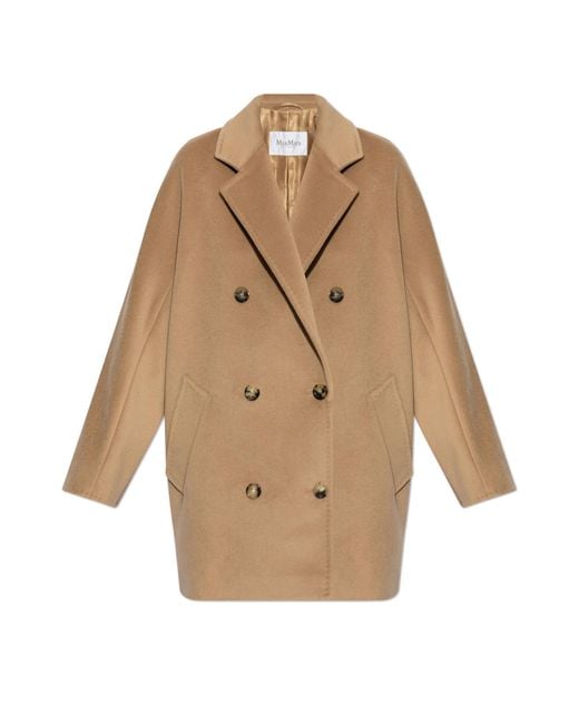 Max Mara Natural Coat `Rebus`