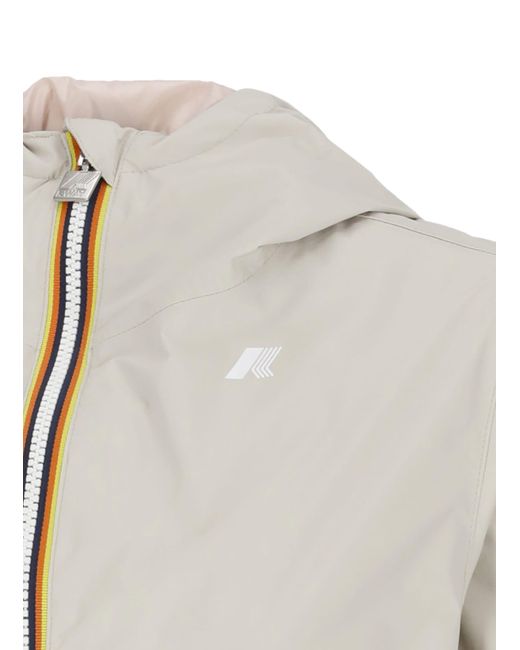 K-Way White Sophie Eco Plus Double Jacket