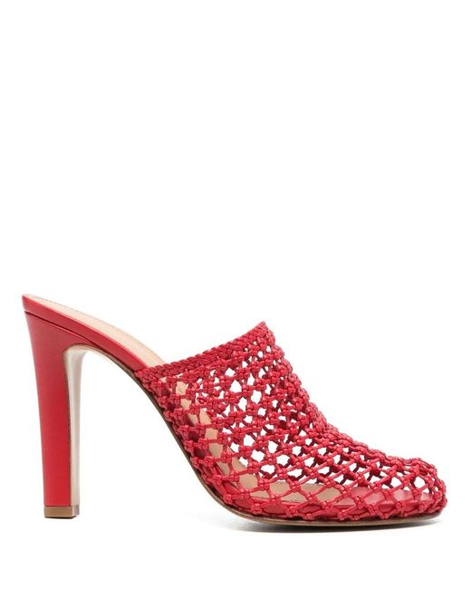 Ferragamo Pink Ferragamo Ella High-Heeled Mules