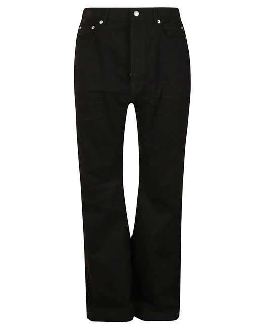 Rick Owens Denim Bolan Bootcut Jeans in Black for Men | Lyst