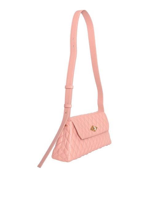 Ballantyne Pink Meghan Diamond Shoulder Bag
