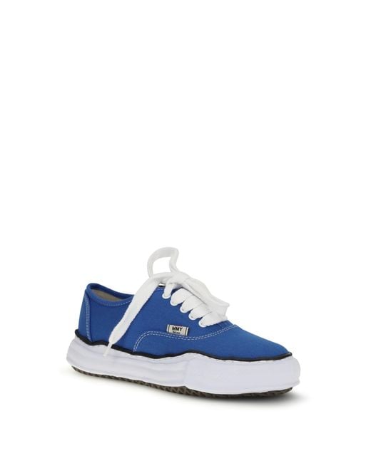 Maison Mihara Yasuhiro Blue Cotton Sneakers Upper: Cotton; Sole: Rubber