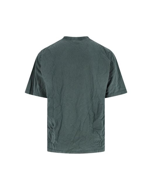 Balenciaga Green T-Shirts And Polos Cotton for men