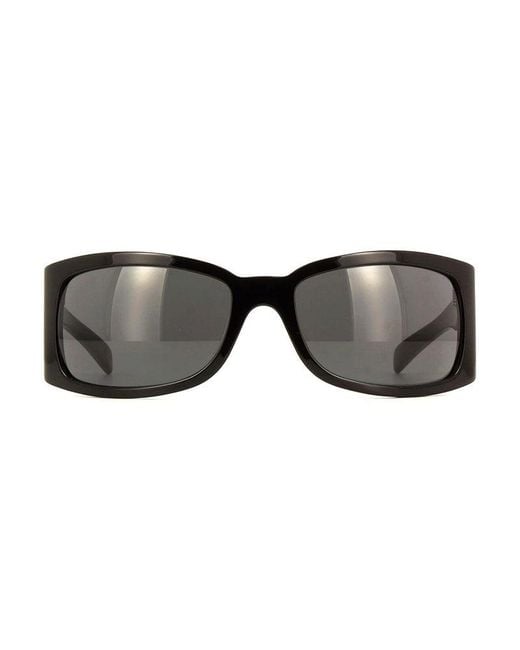 Céline Black Sunglasses Geometric Full Rim, Shiny Frame And Smoke Lens Cl40290I01A for men