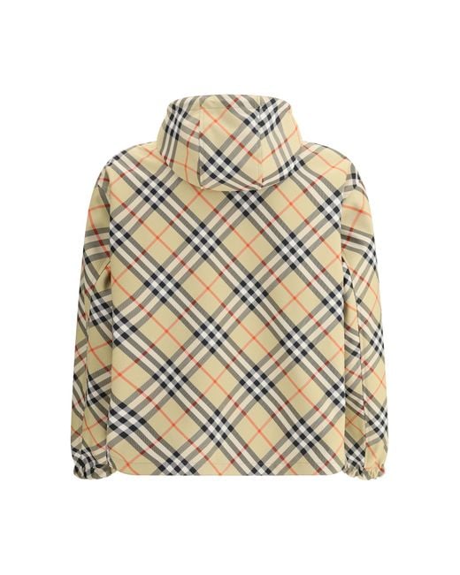 Burberry Multicolor Reversible Waterproof Jacket Polyester Coat for men