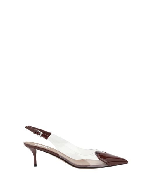 Alaïa White Pumps Le Coeur Calf Leather