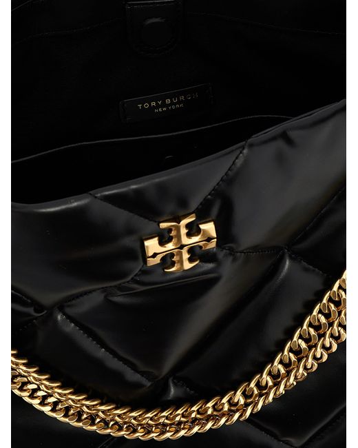 トートバッグ TORY BURCH 'Kira Diamond Quilt Hobo' shopping bag Black Tory Burch - Kira Diamond Quilt Hobo Black Handbag – Joe