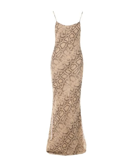 ANDAMANE Natural Dresses Polyester