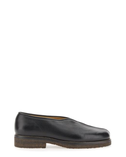 Lemaire Black Leather Loafer for men