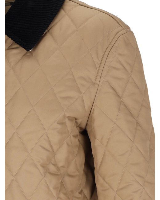 Burberry Brown Dranefeld Quilted Jacket