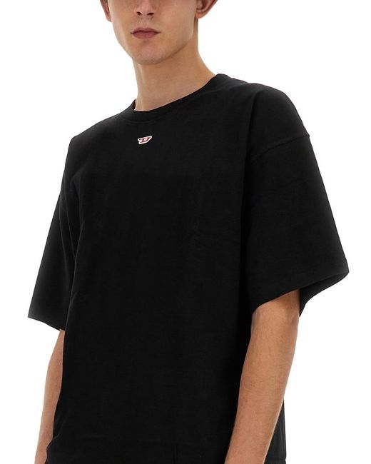 DIESEL Black T-Shirt "T-Boxt-D" for men