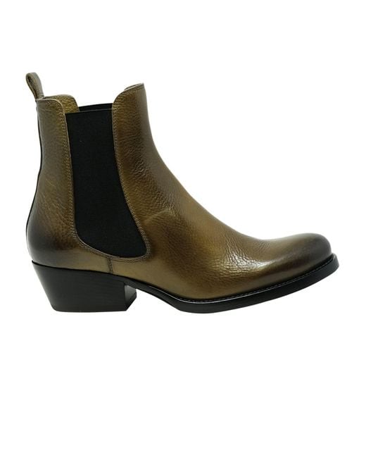 Sartore Green Sr421001 Toscano Leather Ankle Boots