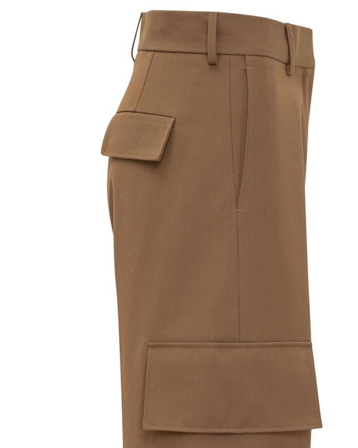 Palm Angels Brown Cargo Pants