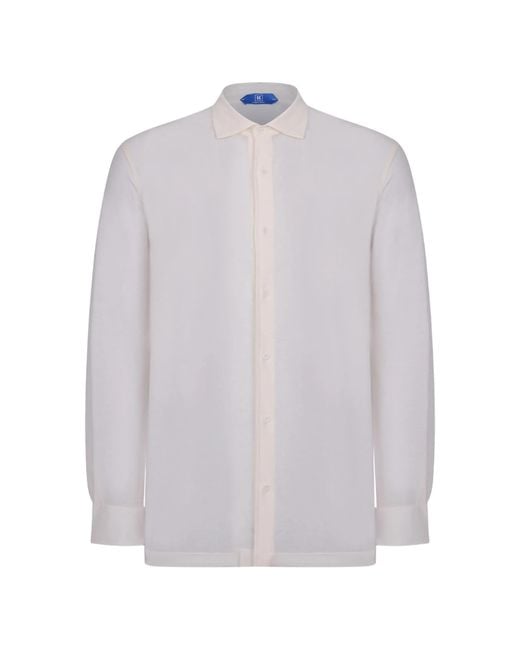 KIRED White Capri Camicia M-L for men