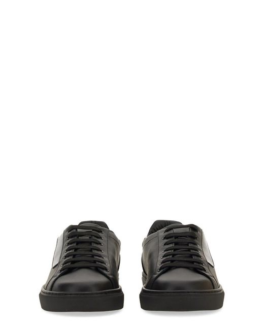 Moschino Black Sneaker With Logo for men