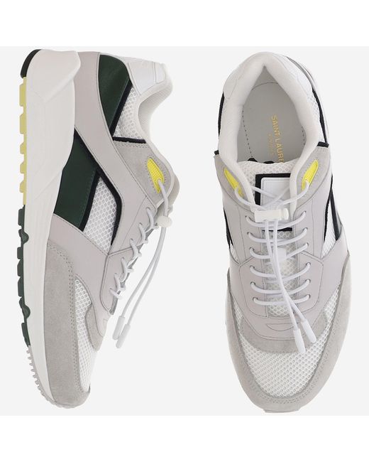 Saint Laurent Gray Sneakers for men