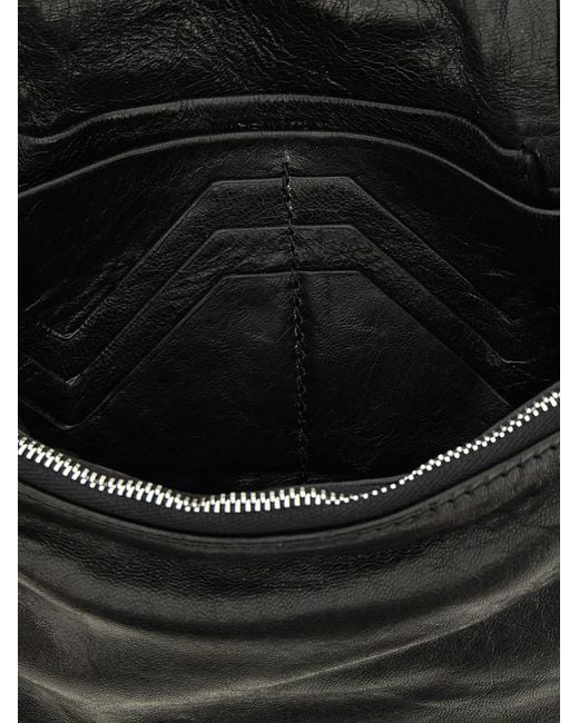 Rick Owens Black 'Pillow Griffin' Clutch