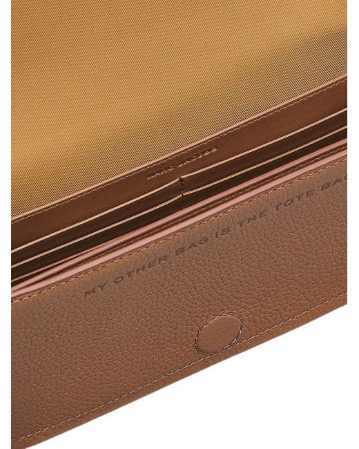 Marc Jacobs White Crossbody Bag Grain Leather Crossbody-Bags