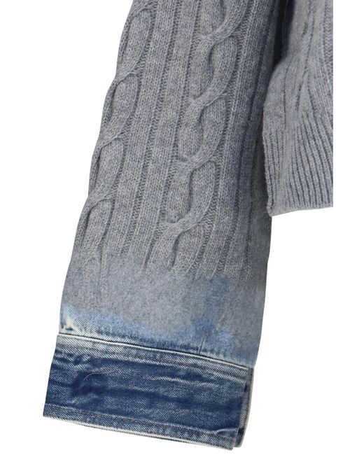 Haikure Gray Karine Merino Wool Ovis Aries Knitwear