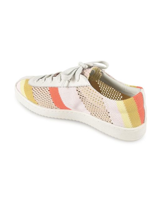 Paul Smith Pink Retro Stripe Sneakers