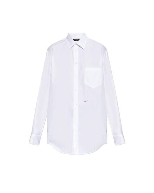 DSquared² White Shirt With Pocket
