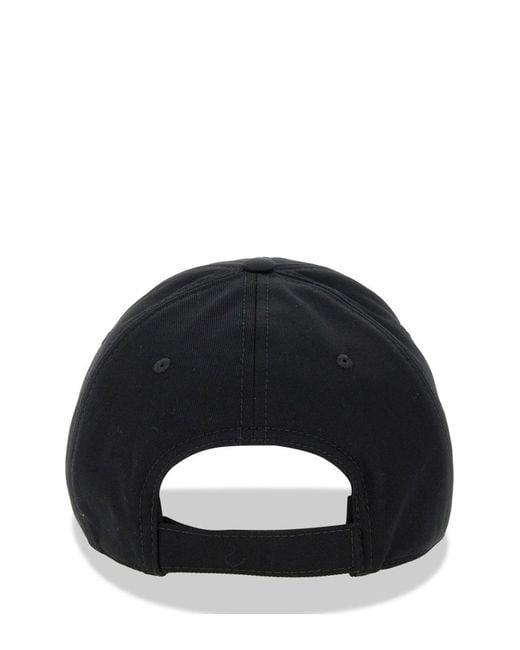 Marni Black Baseball Hat With Logo Cotton for men
